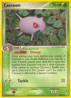 Cascoon - pokemon TCG Card