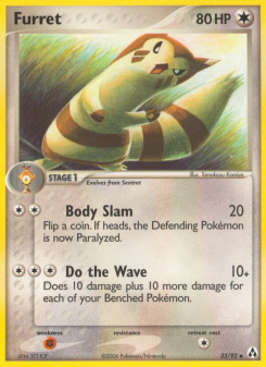 Furret - pokemon TCG Card
