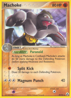 Machoke - pokemon TCG Card