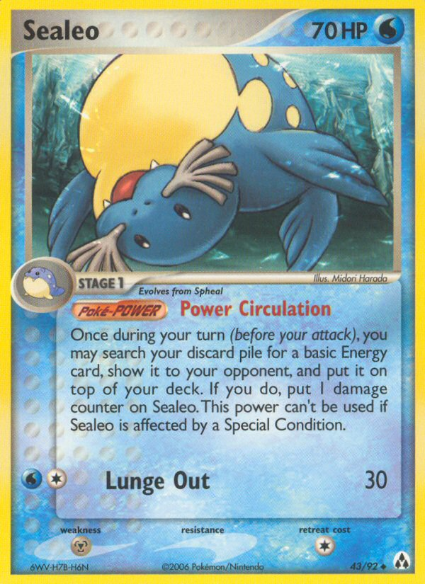Sealeo - Pokémon TCG Card