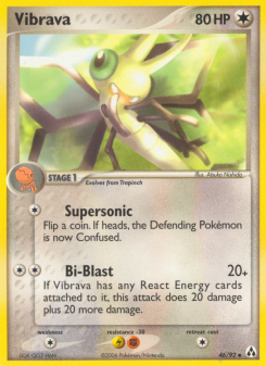 Vibrava - pokemon TCG Card