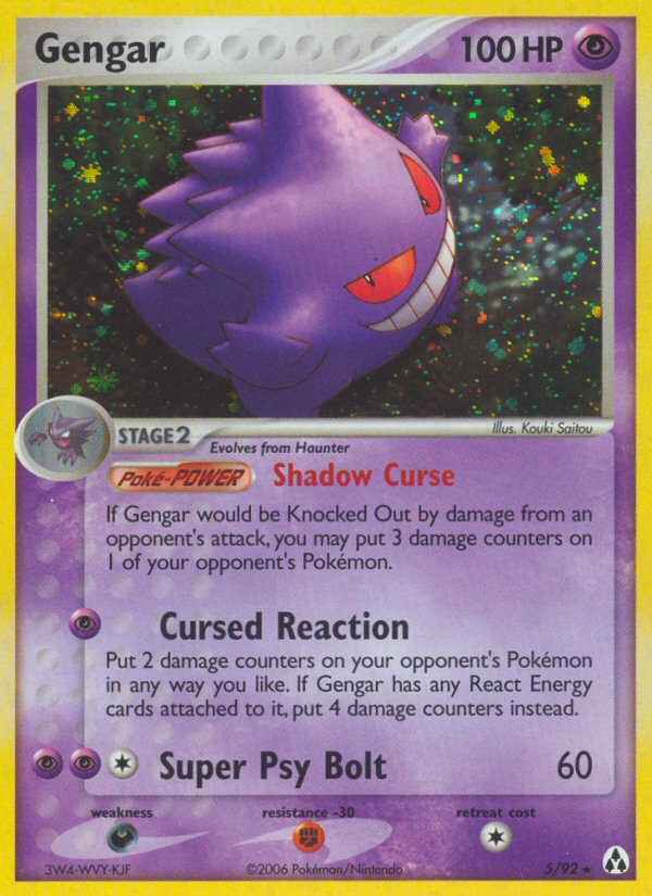 Gengar - Pokémon TCG Card