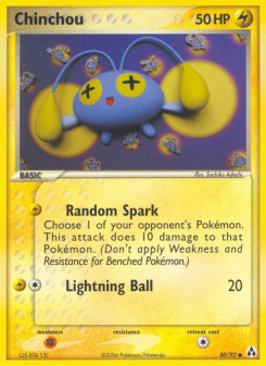 Chinchou - pokemon TCG Card
