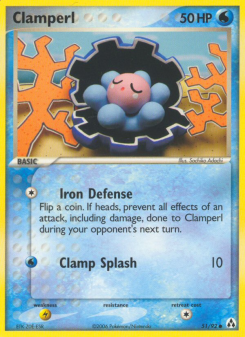 Clamperl - pokemon TCG Card