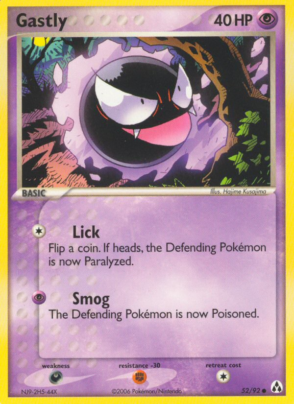 Gastly - Pokémon TCG Card
