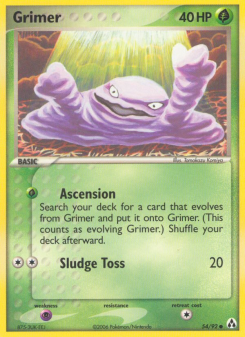 Grimer - pokemon TCG Card
