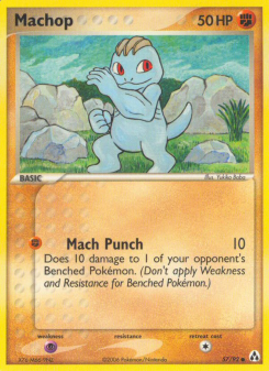 Machop - pokemon TCG Card