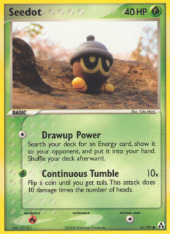 Seedot - pokemon TCG Card