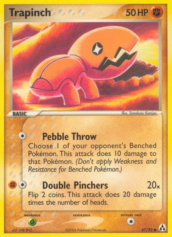 Trapinch - Pokémon TCG Card