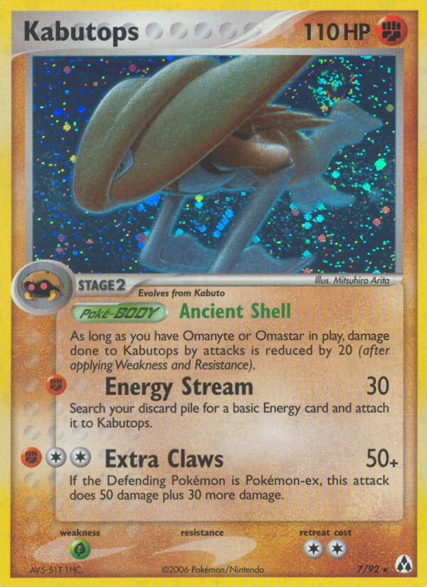 Kabutops - Pokémon TCG Card