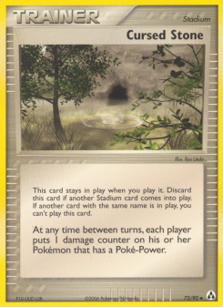 Cursed Stone - pokemon TCG Card