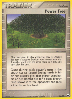 Power Tree - pokemon TCG Card