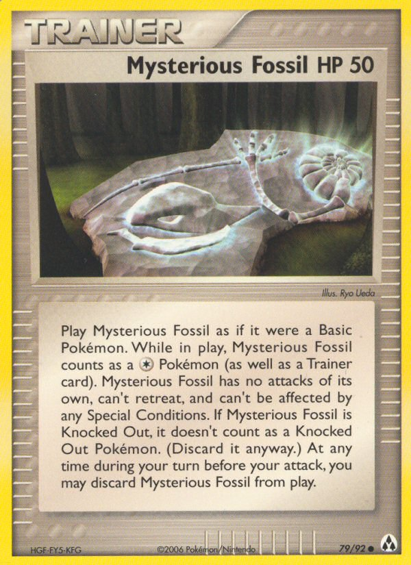 Mysterious Fossil - Pokémon TCG Card