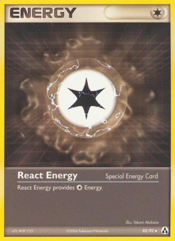 React Energy - Pokémon TCG Card