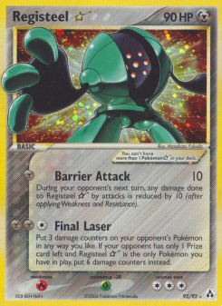 Registeel Star - pokemon TCG Card