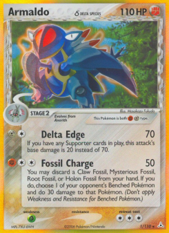 Armaldo δ - pokemon TCG Card