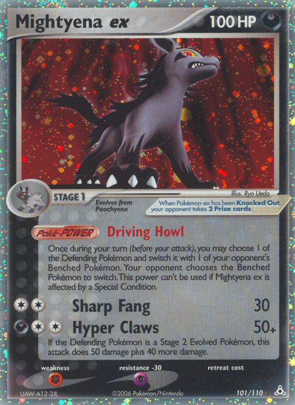 Mightyena ex - Pokémon TCG Card