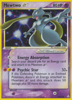 Mewtwo Star - pokemon TCG Card