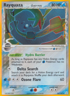 Rayquaza δ - pokemon TCG Card