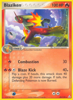 Blaziken - pokemon TCG Card