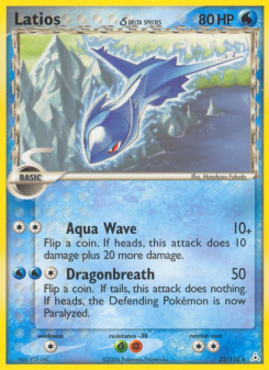 Latios δ - pokemon TCG Card