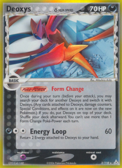 Deoxys δ - pokemon TCG Card