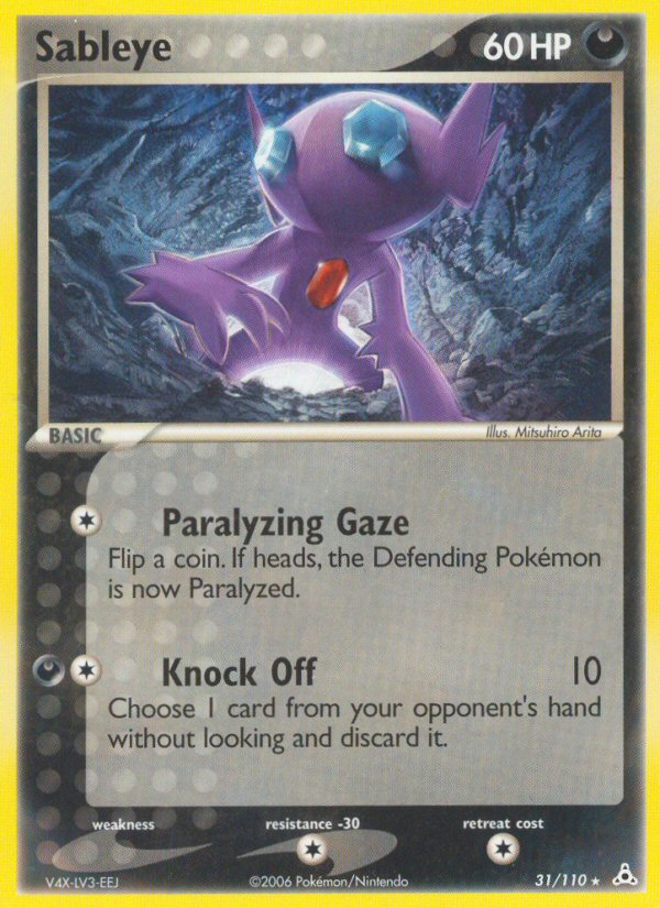 Sableye - Pokémon TCG Card