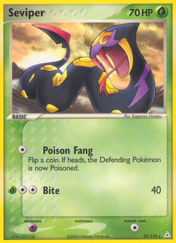 Seviper - Pokémon TCG Card