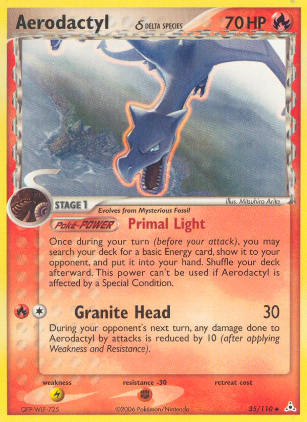 Aerodactyl δ - Pokémon TCG Card