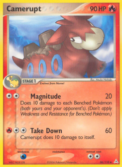 Camerupt - pokemon TCG Card