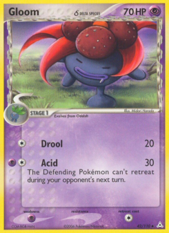 Gloom δ - pokemon TCG Card