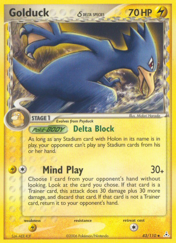 Golduck δ - Pokémon TCG Card