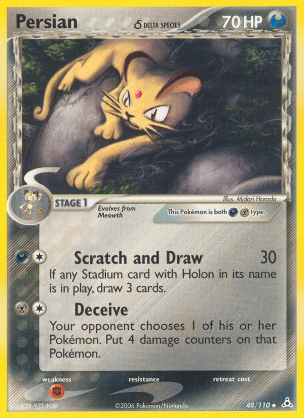 Persian δ - Pokémon TCG Card