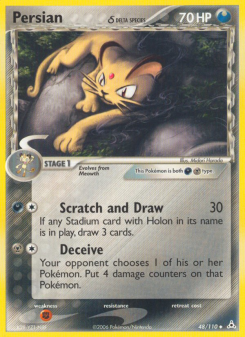 Persian δ - pokemon TCG Card