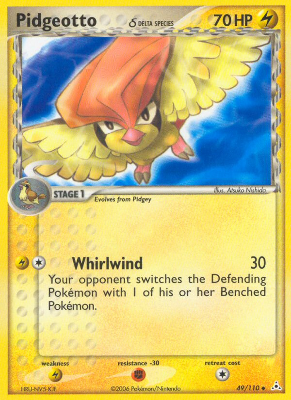 Pidgeotto δ - Pokémon TCG Card