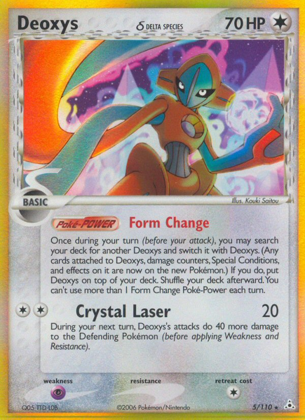 Deoxys δ - Pokémon TCG Card