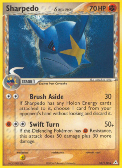 Sharpedo δ - pokemon TCG Card