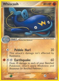 Whiscash - pokemon TCG Card