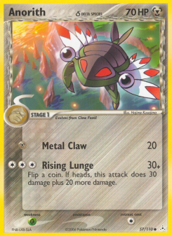 Anorith δ - pokemon TCG Card