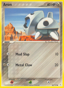 Aron - pokemon TCG Card