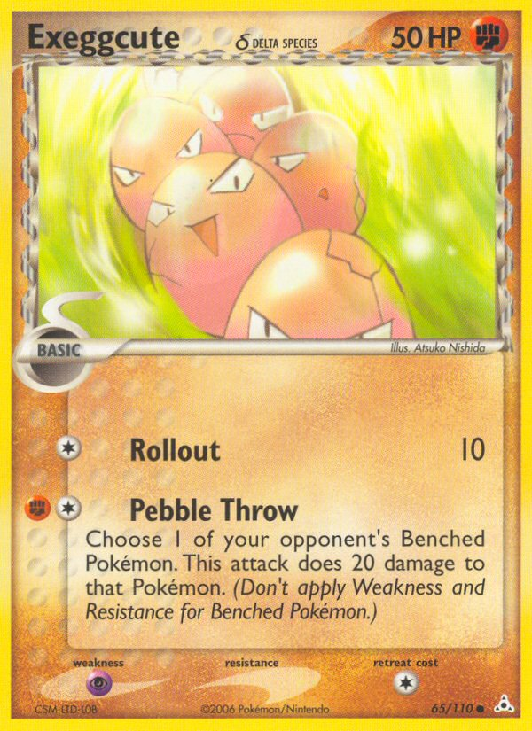 Exeggcute δ - Pokémon TCG Card