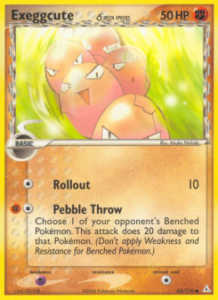Exeggcute δ - pokemon TCG Card
