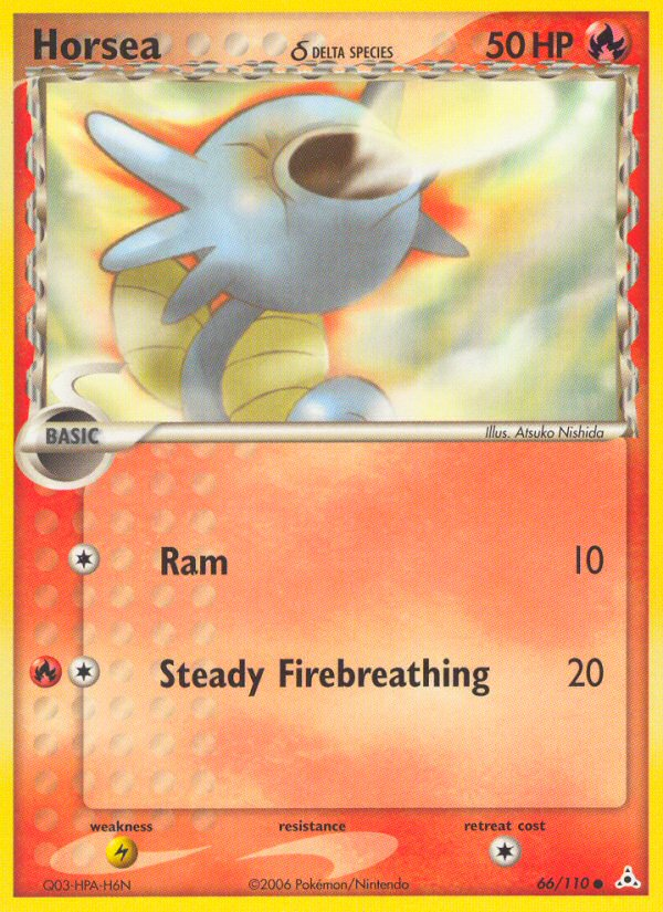 Horsea δ - Pokémon TCG Card
