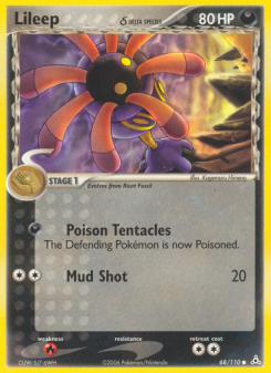 Lileep δ - pokemon TCG Card
