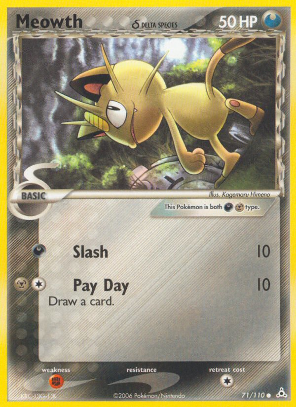 Meowth δ - Pokémon TCG Card