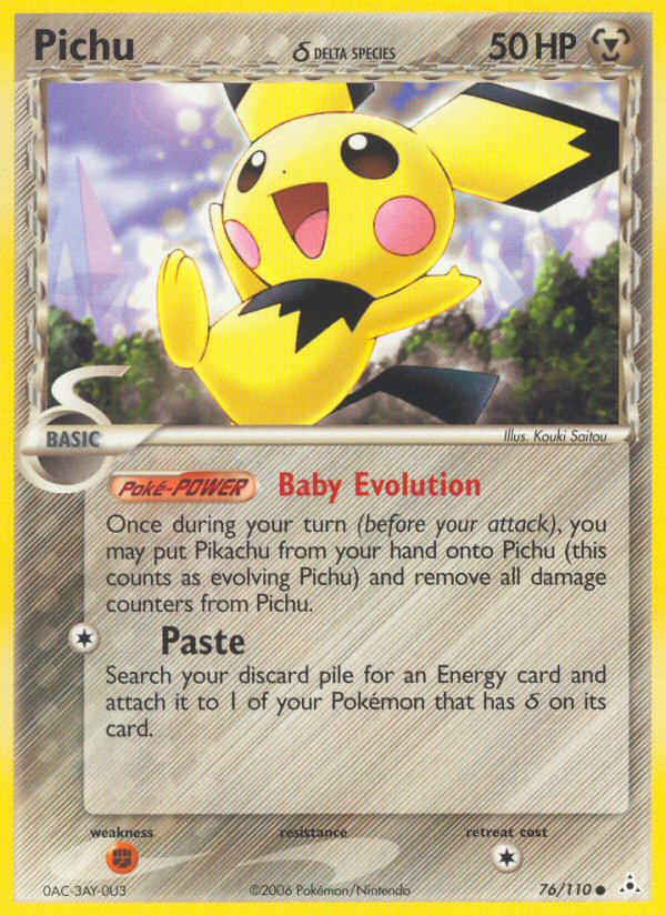 Pichu δ - Pokémon TCG Card