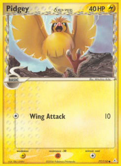 Pidgey δ - pokemon TCG Card