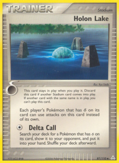 Holon Lake - pokemon TCG Card