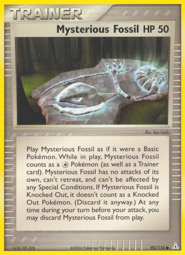 Mysterious Fossil - Pokémon TCG Card