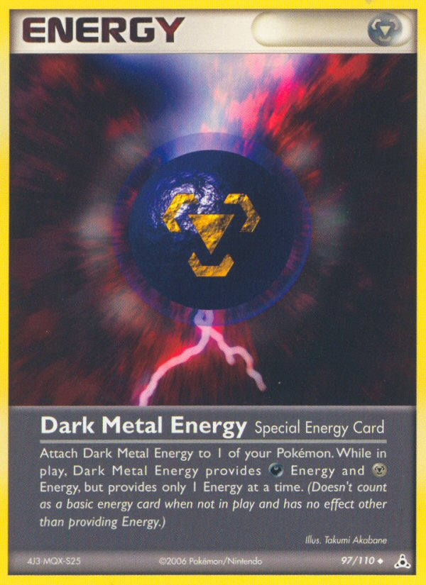 Dark Metal Energy - Pokémon TCG Card
